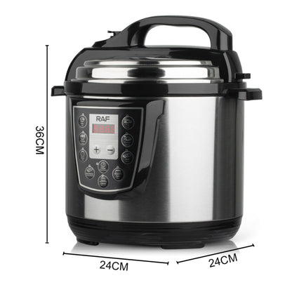 Raf R.177, Electric Pressure Cooker 6L, 1000W, Multifunction easy to clean