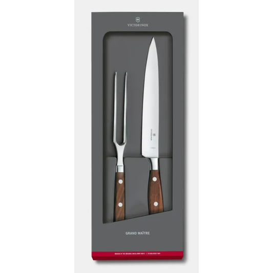 Victorinox Grand Maitre Carving Set, 2 Pieces [Wooden], 7.7240.2