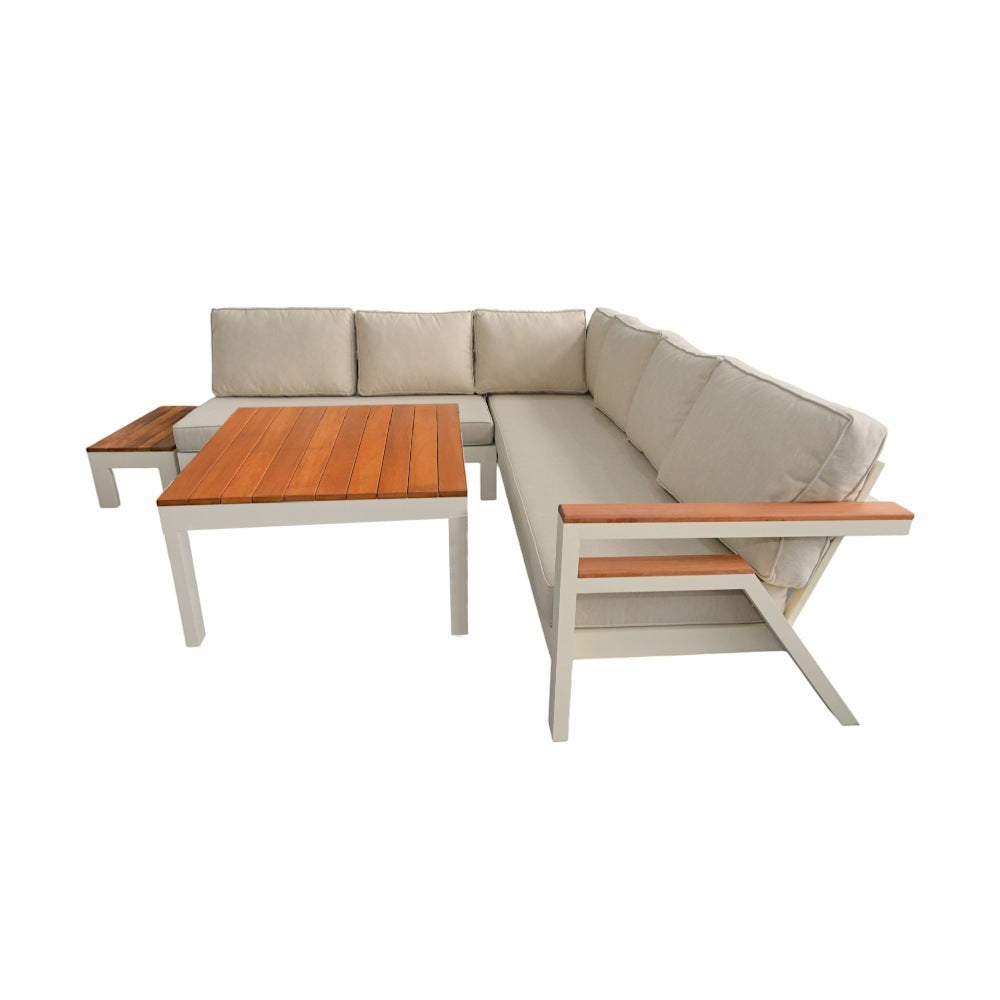 BT, Corner Bt Lagom Cream With Mid High Table