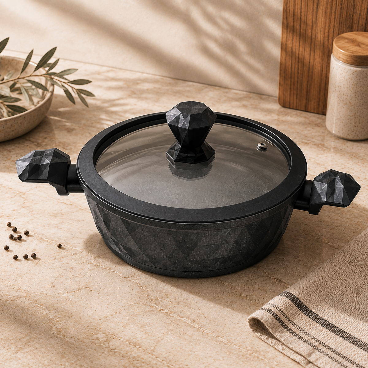 Karaca BioDiamond Casserole 26 cm, 153.03.07.7045