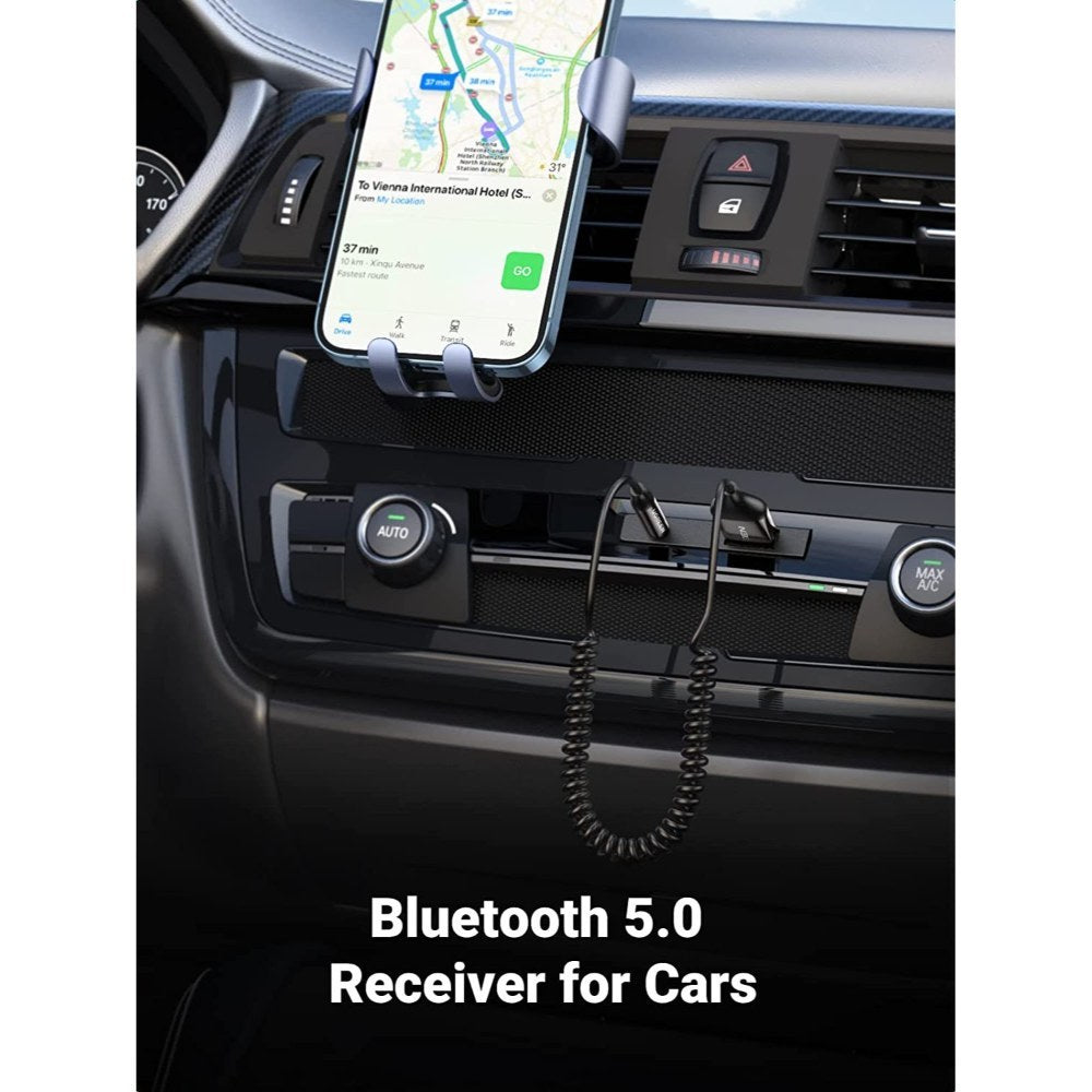 Ugreen, Bluetooth 5.0 Car Receiver Aux With Mic Cm309 - 70601