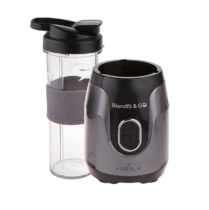 Karaca Blend-Fit Anthracite Smoothie Go Set 1000 ml ? 550 W, 153.03.06.6422