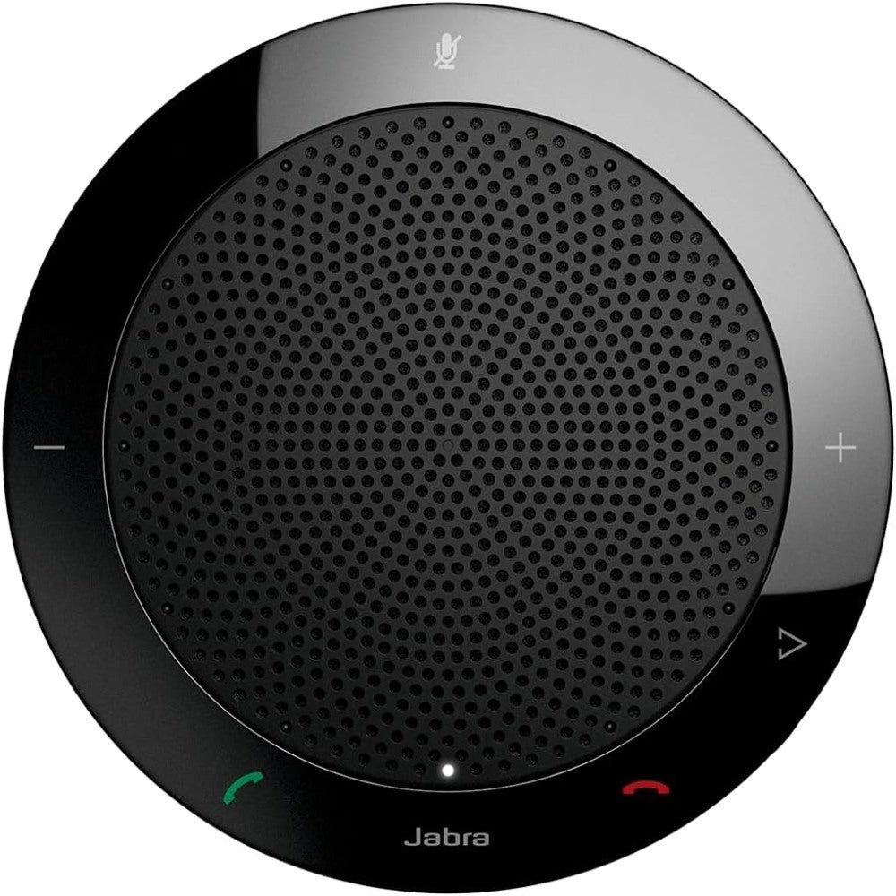 Jabra, SPEAK 410 MS Black USB Corded Speakerphone for Softphones ? Easy Setup, Portable USB Speaker for Holding Meetings Anywhere with Outstanding Sound Quality  Microsoft optimized