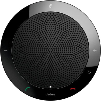 Jabra, SPEAK 410 MS Black USB Corded Speakerphone for Softphones ? Easy Setup, Portable USB Speaker for Holding Meetings Anywhere with Outstanding Sound Quality  Microsoft optimized