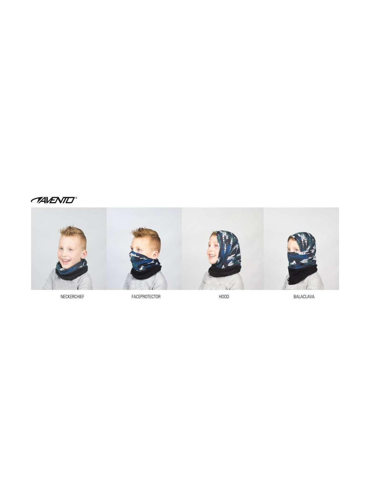 AVENTO NECKWARMER SET OF 3 JUNIOR ACTIVE