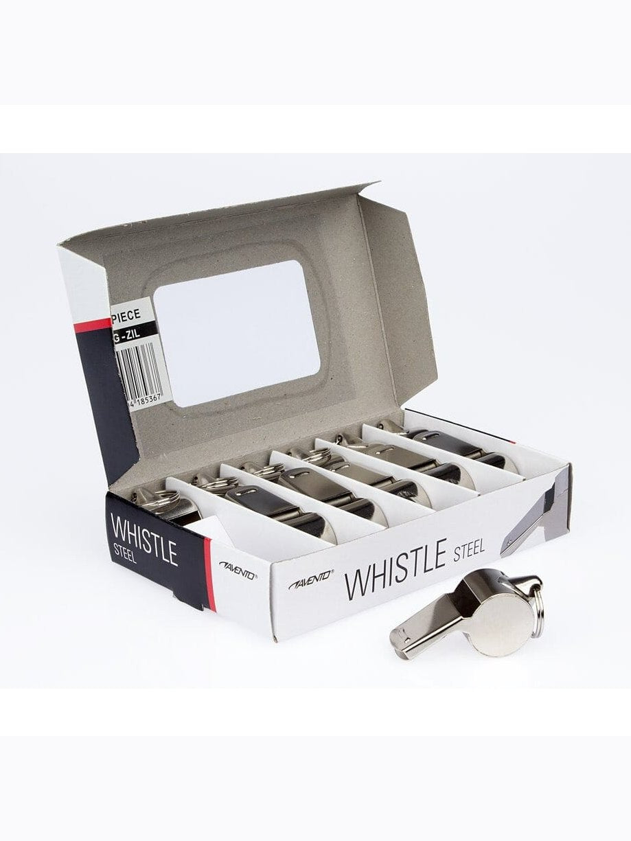 AVENTO REFEREE'S WHISTLE STEEL