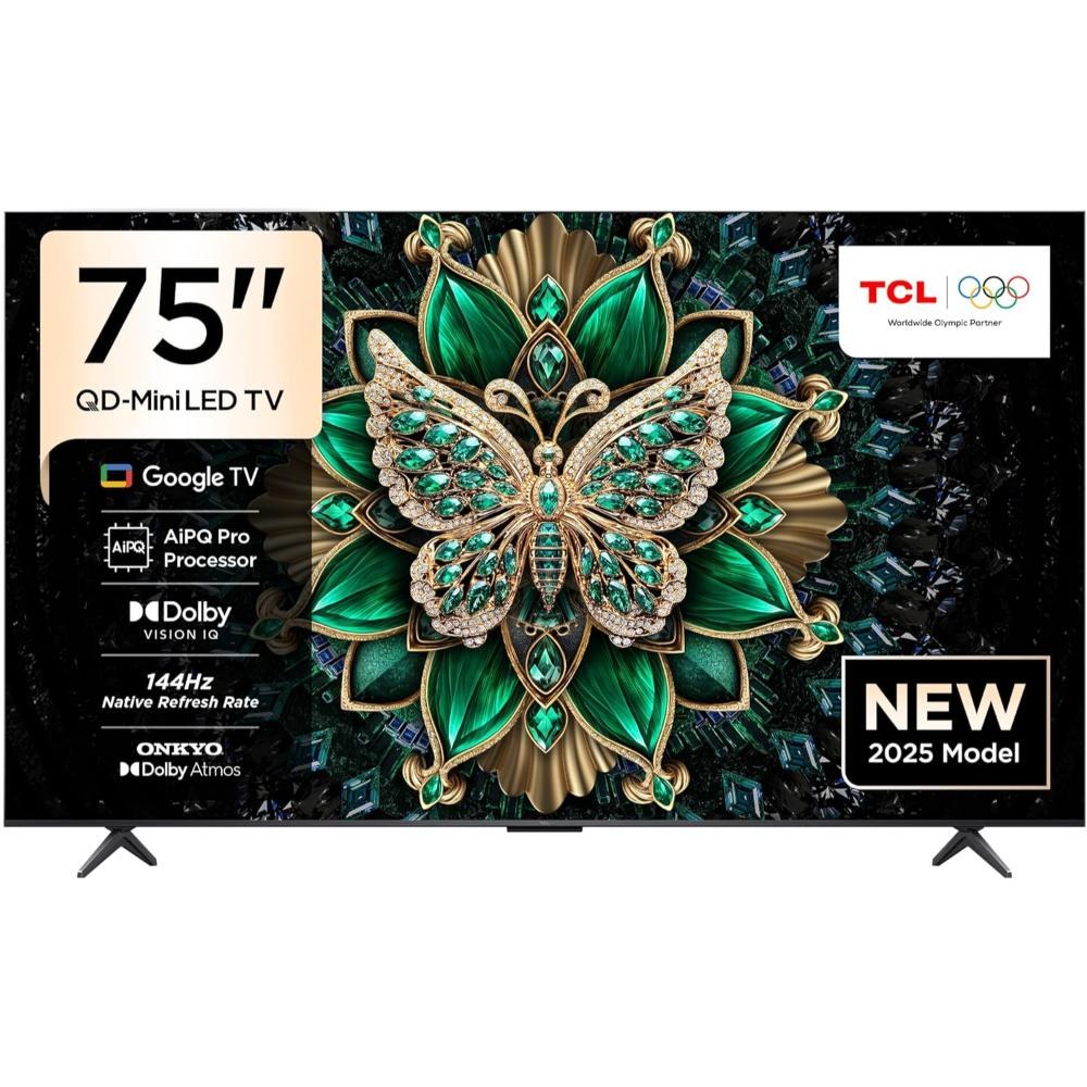 Tcl, 75' Uhd C6K Premium Qd-Miniled Google Tv