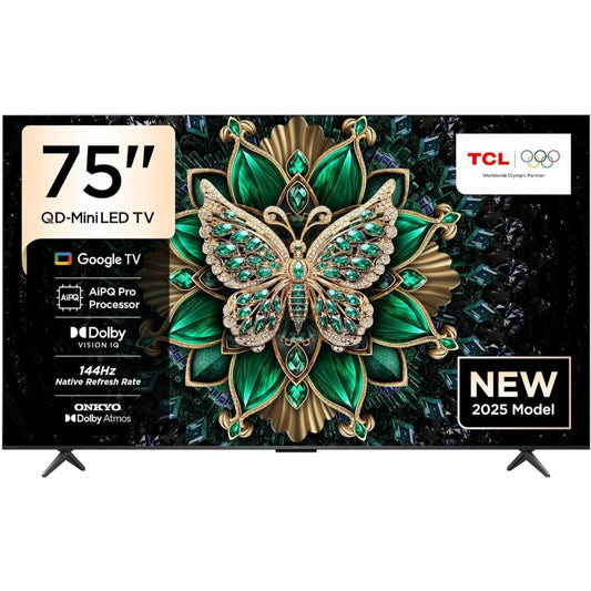 Tcl, 75' Uhd C6K Premium Qd-Miniled Google Tv