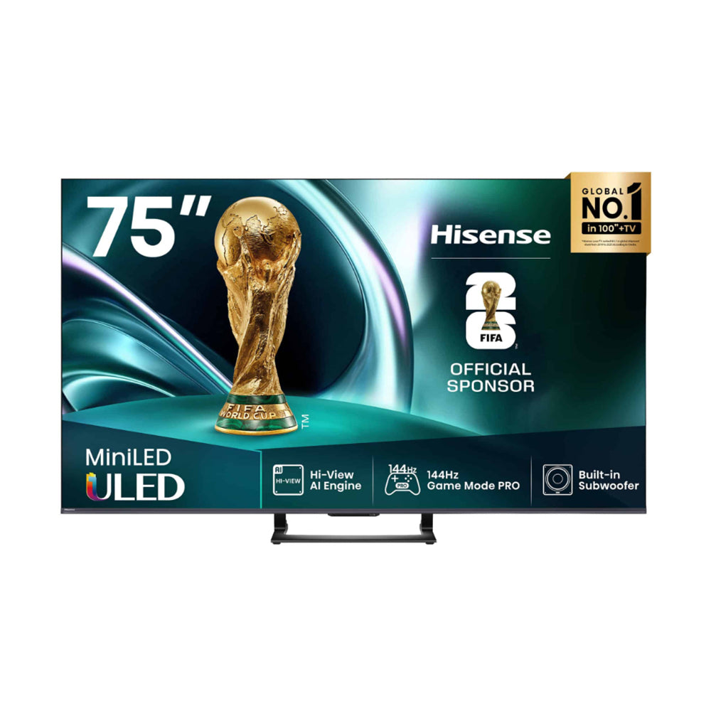 Hisense 75-Inch Mini-LED 144Hz VRR ULED Gaming TV, 75U7Q