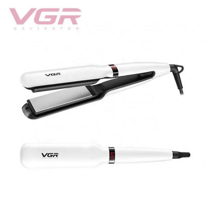 VGR V-511 Professional Hair Straightener Slim Ceramic Plate, Adjustable Heat, Led Display, and Uniform Heating Technology, LED Indicator