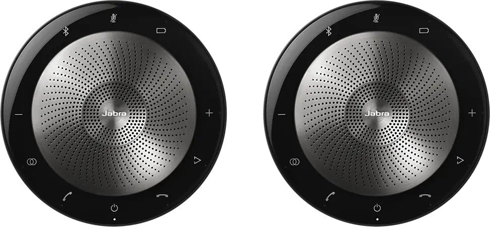 Jabra, SPEAK 710  MS Black Wireless Speakerphone, Portable Conference Speaker with Bluetooth Adapter and USB - Connect with Laptops, Smartphones and Tablets, Microsoft Certified