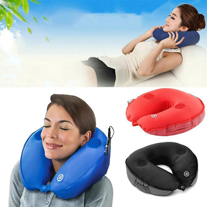 Cool Gift, Travelling Massage Pillow With Speakers, Available in Different Colors