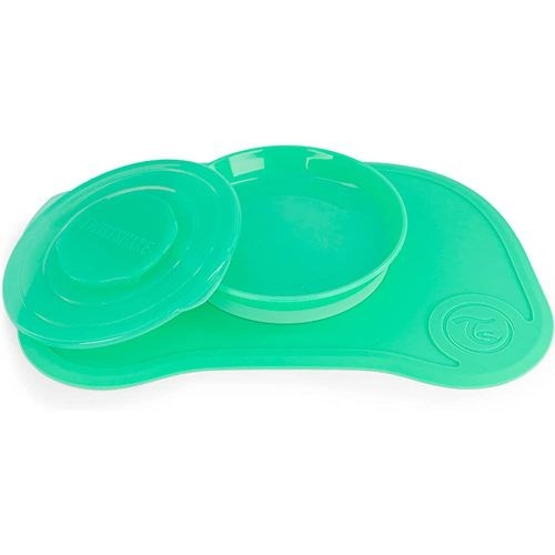 Twistshake, Click Mat + Plate 6+M Pastel Green, 78131