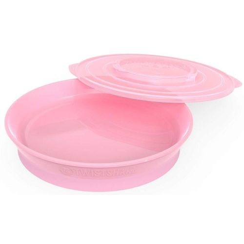 Twistshake, Plate 6+M Pastel Pink, 78159