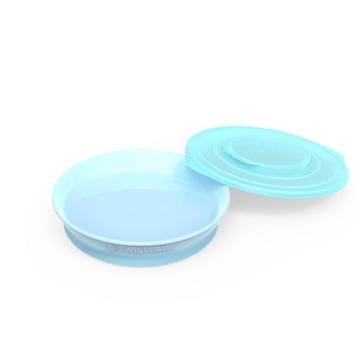 Twistshake, Plate 6+M Pastel Blue, 78160