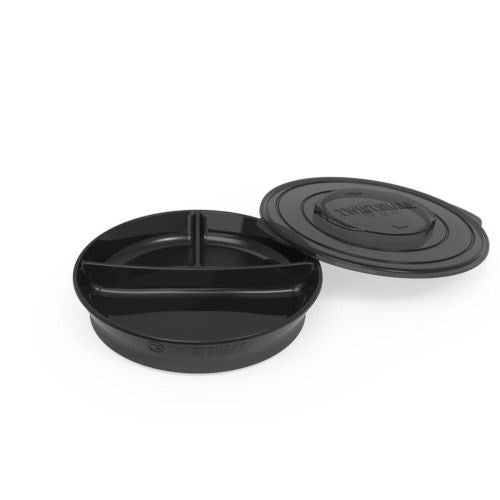 Twistshake, Plate 6+M Black, 78168