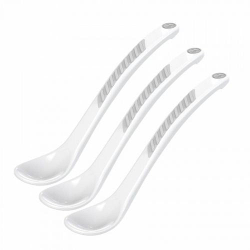 Twistshake, 3X Feeding Spoon 4+M White, 78187