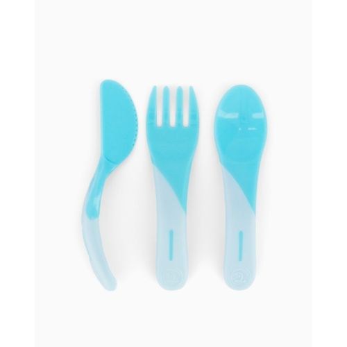 Twistshake, Learn Cutlery 6+M Pastel Blue, 78200