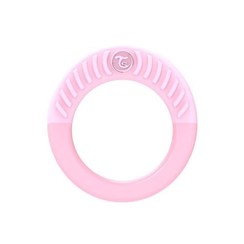 Twistshake, Teether 1+M Pastel Pink, 78239
