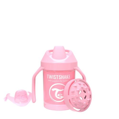 Twistshake, Mini Cup 230Ml 4+M Pastel Pink, 78267
