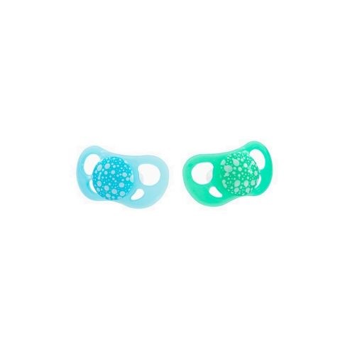 Twistshake, 2X Pacifier 6+M Pastel Blue Green, 78288