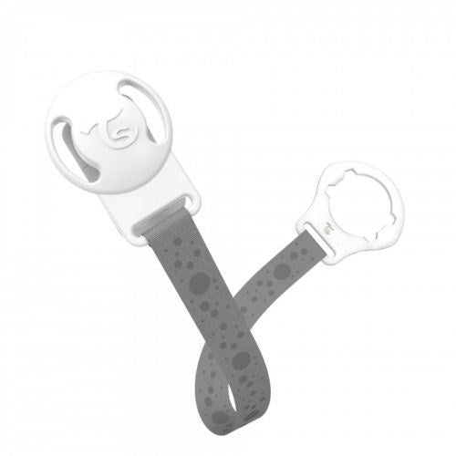 Twistshake, Pacifier Clip Pastel Grey, 78296
