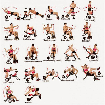 Six Pack, 6 In 1 Home Gym Machine