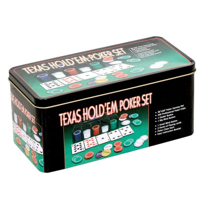Cool Gift, Texas Holdem 200Pcs Poker Set
