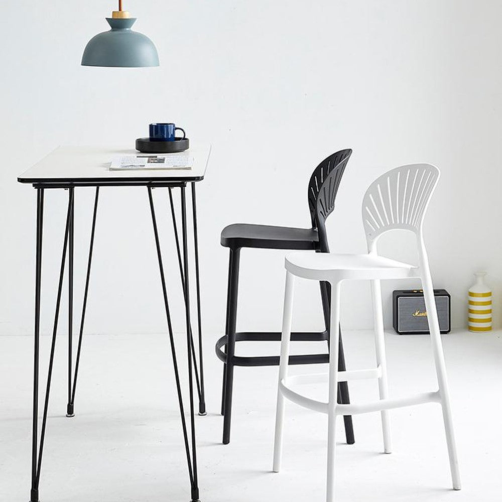Cool Gift, Nordic Shell Bar Chair #799, Available in Different Colors