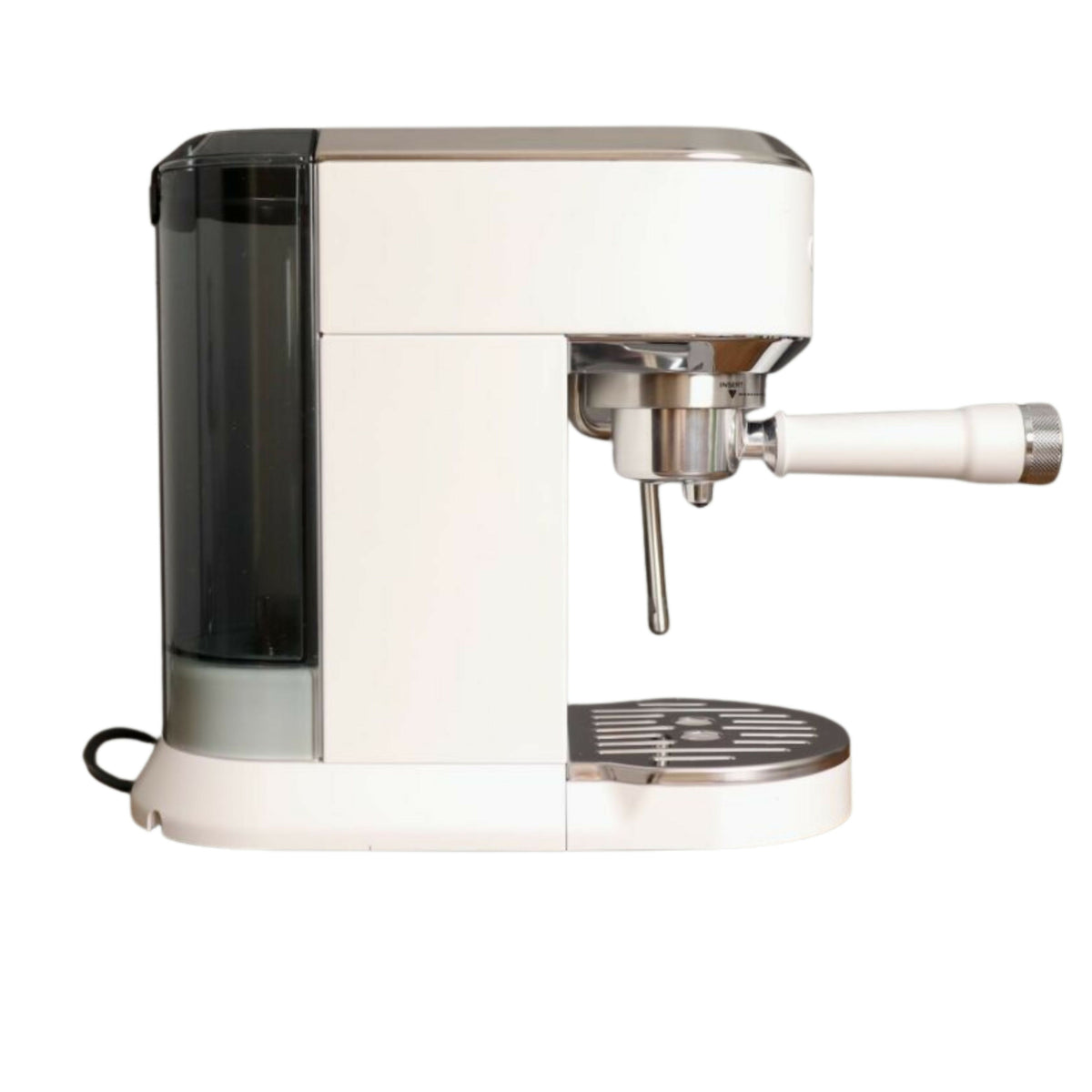 De’Longhi, Dedica Duo Cold Brew Espresso Machine with Milk Frother, 15 Bar Pressure, Original Italian Barista Style Coffee Maker, Make Espresso, Latte, Cappuccino & Ice Coffee, White, EC890WH