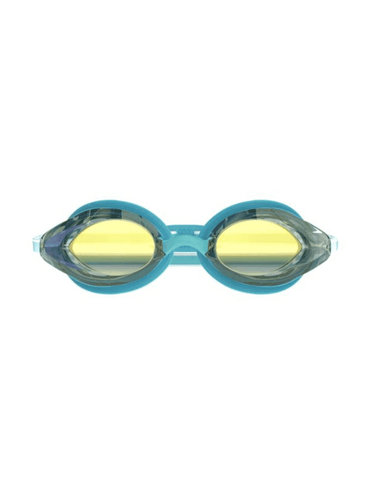 SPEEDO WOMENS VANQUISHER 3.0 MIRRORED BACHELOR BUTTON / CELESTE / GOLD MIRROR