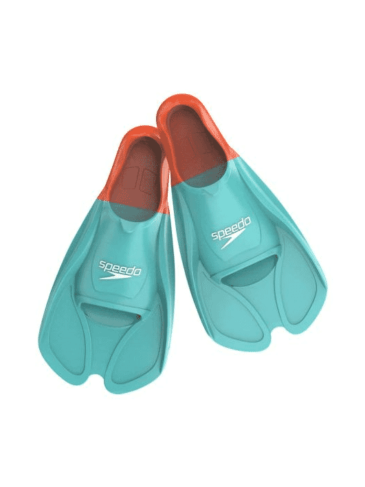 SPEEDO BIOFUSE TRAINING FIN ARCTIC GLASS / VOLCANIC ORANGE