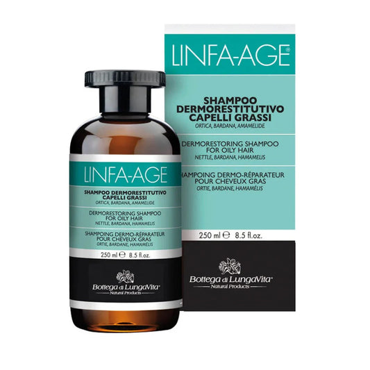 Bottega Di LungaVita, Linfa - Age Dermorestoring Shampoo For Oily Hair 250 Ml