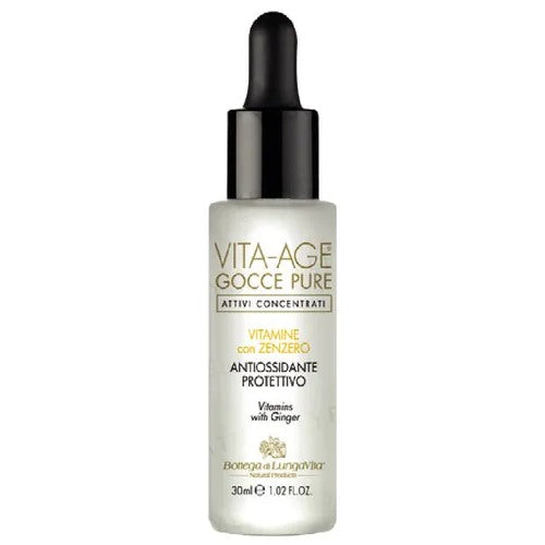 Bottega Di LungaVita, Vita - Age Gocce Pure Vitamins With Ginger Serum 30 Ml