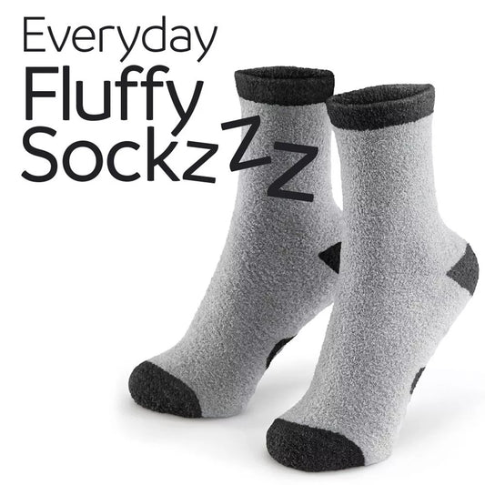 Go Travel, Everyday Fluffy Sockzzz Black