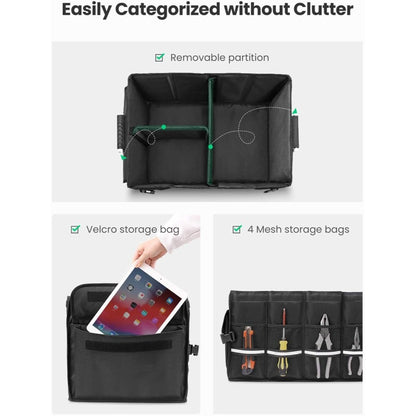 Ugreen, Car Trunk Organiazer 55L, Waterproof, Foldable, Made Of High Quality Materials