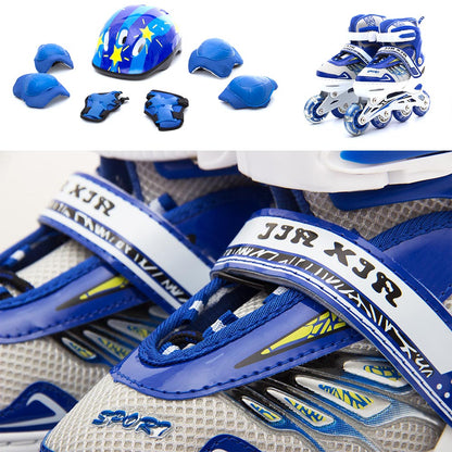 Cool Gift, Adult & Kids Adjustable Roller Skates With Safety Kits, Available in Different Sizes