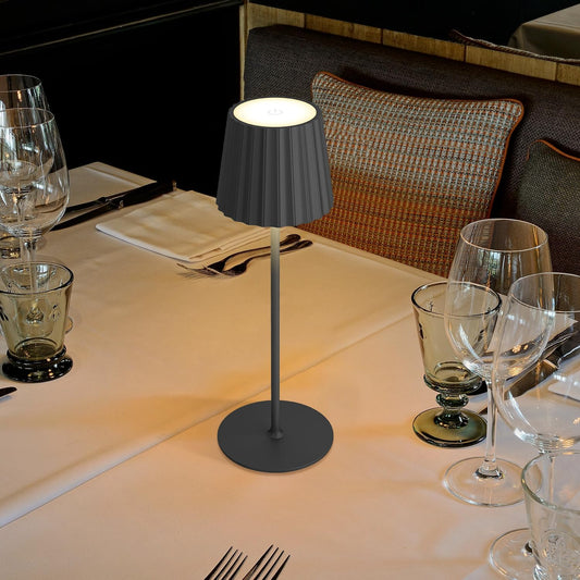 Cordless LED Table Lamp, Portable & Rechargeable with Touch Control - Black, SK852