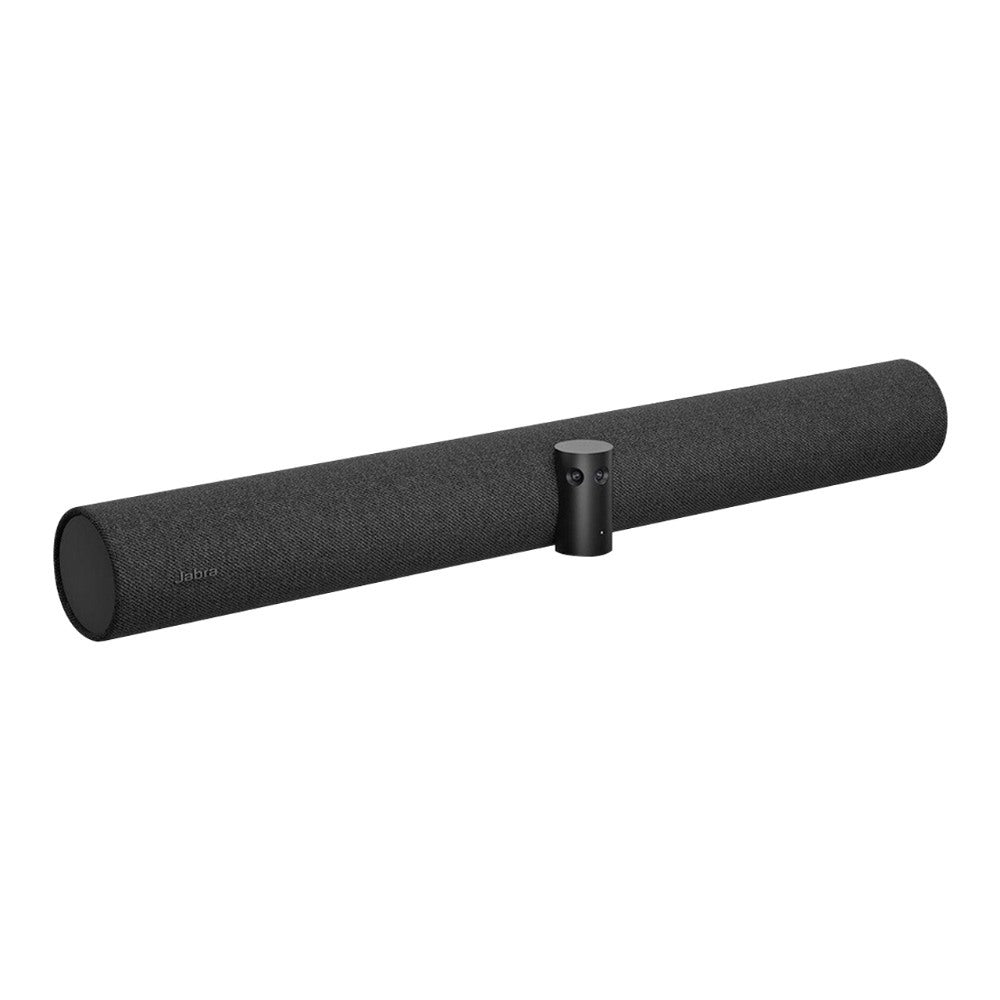 Jabra, PanaCast 50 Black Panoramic 4K Video Bar - Conference Camera for Small & Medium Rooms with 180 Degree Field of View & 8 Microphones