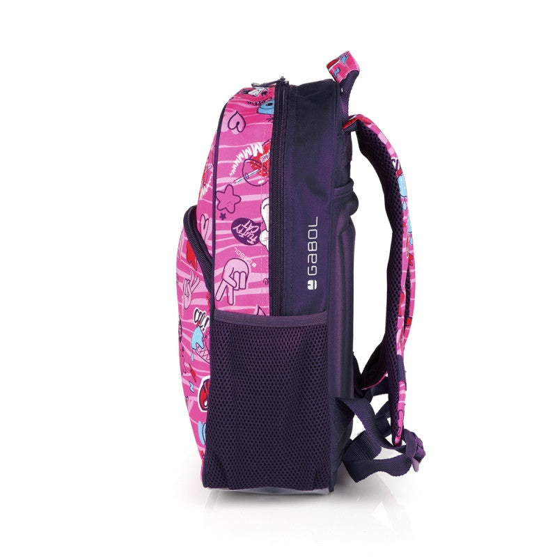 Gabol, Sticker Backpack 30X40X12Cm #234102/2024 Fuchsia, Available in Different Sizes
