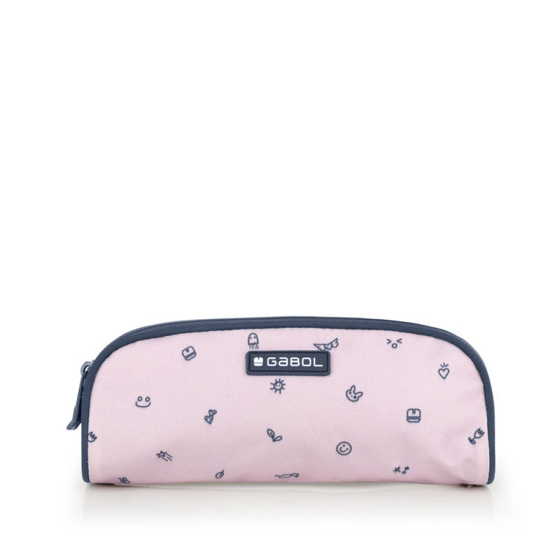 Gabol, Icon Pencil Case 2-Parts 22X8X6Cm #234531/2024 Pink