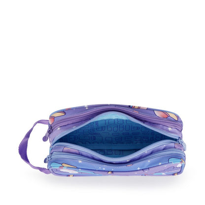 Gabol, School Pencil Case 3 Parts Cosmos 22x9x9cm#237411/2026 Light Purple.
