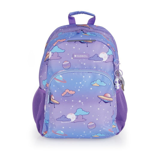 Gabol, School Backpack 1 Part Cosmos 31x41x16cm#237406/2026 Light Purple.
