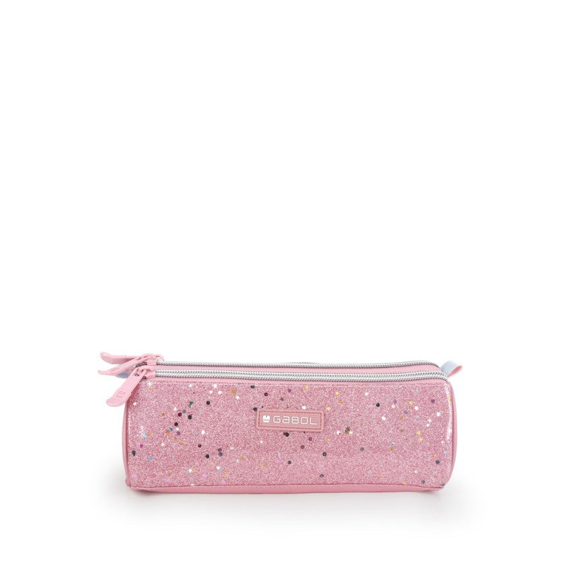 Gabol, School Pencil Case 3 Parts Glam 22x7x7cm#237609/2026 Pink.