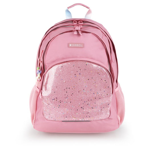 Gabol, School Backpack 3 Parts Glam 32x44x18cm#237640/2026 Pink Purple.