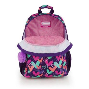 Gabol, School Backpack 1 Parts Kokoro Hearts 31x41x16cm#237806/2026 Purple.