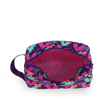 Gabol, School Cosmetic Bag Kokoro Hearts 24x15x11cm#237888/2026 Purple.