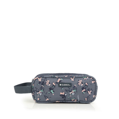 Gabol, School Pencil Case 3 Parts Secret 22x9x9cm#238011/2026 Grey.