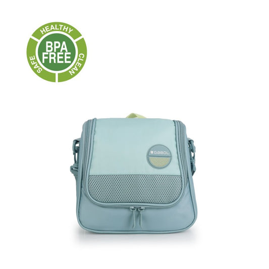 Gabol, School Thermal Lunch Bag 1 Part Whisper 25x21x13cm #238132/2026 Mint Green.