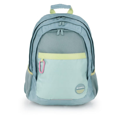 Gabol, School Backpack 3 Parts Whisper 32x44x18cm#238140-045/2026 Mint Green.